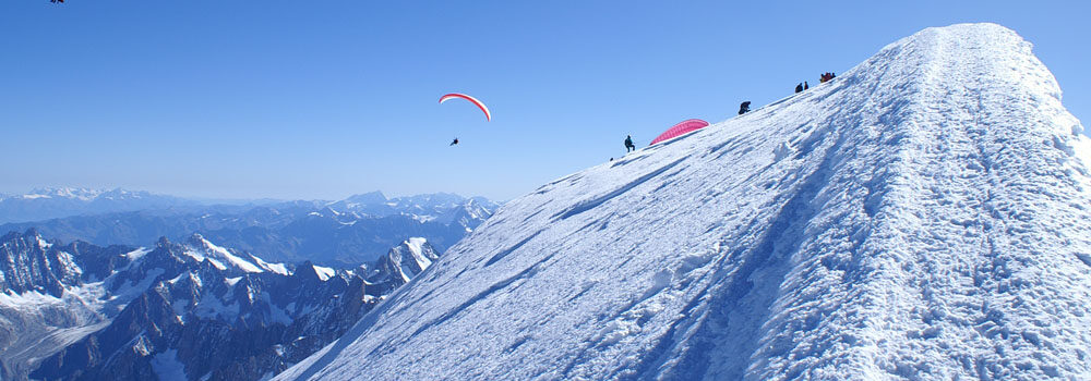 parapente Mont Blanc