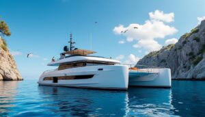 explorez les magnifiques côtes de la crète à bord d'un catamaran confortable et profitez d'une expérience inoubliable entre mer turquoise et paysages idylliques.